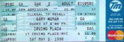 New York Ticket 1998